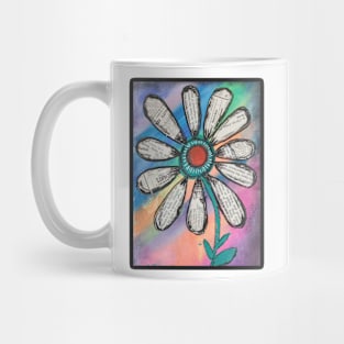 Crazy daisy fun art Mug